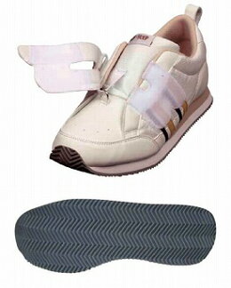 ムーンスターVステップ06男女共用片足販売(義足対応シューズ介護シューズ室内&屋外用片手で履けるシューズ)介護用品