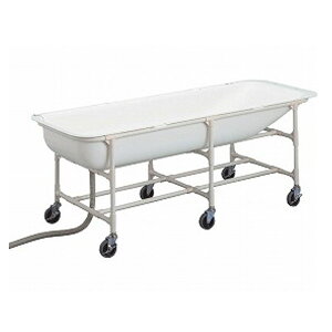 (代引き不可)介護浴槽 湯った〜りII さくら ベッド用キャスター付 TNN-AH トマト (介護浴槽 簡易お風呂 キャスター付き) 介護用品【532P16Jul16】