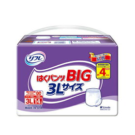 【スーパーSALE限定P2倍】リフレ はくパンツBIG 3L　18503　14枚 リブドゥコーポレーション (介護 おむつ 紙パンツ) 介護用品