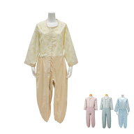 制菌介護用つなぎフルオープン型 S M L 丸昌（オールシーズン 介護用パジャマ 介護用つなぎ服 男女兼用）…