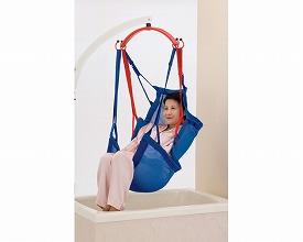 (代引き不可) スリングパオ メッシュブルー フルサイズ PAO150 モリトー (リフト用吊り具 スリングシート 移動用リフトのつり具部分)  介護用品 | 介護用品専門店　まごころショップ