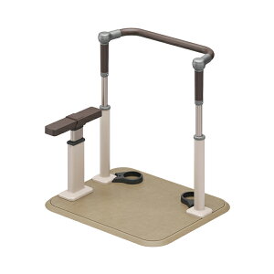 パナソニック エイジフリー スムーディ (Pトイレ用) 片昇降手すり XPN-L80841 (工事不要 ポータブルトイレ ラフィーネキューブ用) 介護用品