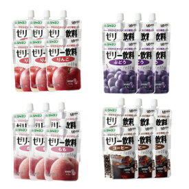 【マラソン限定P2倍】熱中症対策 ゼリー キユーピー ジャネフ ゼリー飲料 4種×各6個セット 100g 区分4 かまなくてよい お試し 介護食 介護食品 栄養補助食品 水分補給 介護用品 高齢者 食欲不振 栄養補助食品
