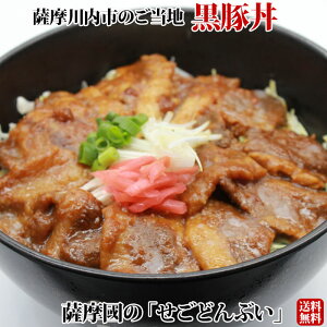 薩摩國の「せごどんぶい」黒豚丼【送料無料】【ネコポス配送】鹿児島黒豚かごしま黒豚みそ味噌麦味噌麦みそご当地グルメ薩摩飯