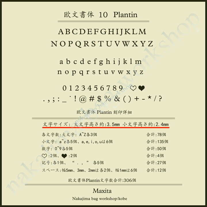 楽天市場】刻印 刻印セット レザークラフト アルファベット 数字 活字 