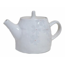 ティーポット 四季桜 450cc 茶こし付 国産 美濃焼食器 食洗機対応 多治見 絵器彩陶