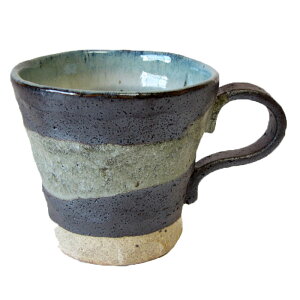 マグカップ 黒銀彩 雲流 280cc 国産 美濃焼食器 食洗機対応 レンジ対応 珈琲 コーヒー 和風 温もり プレゼント 渋い 持ちやすい多治見 絵器彩陶