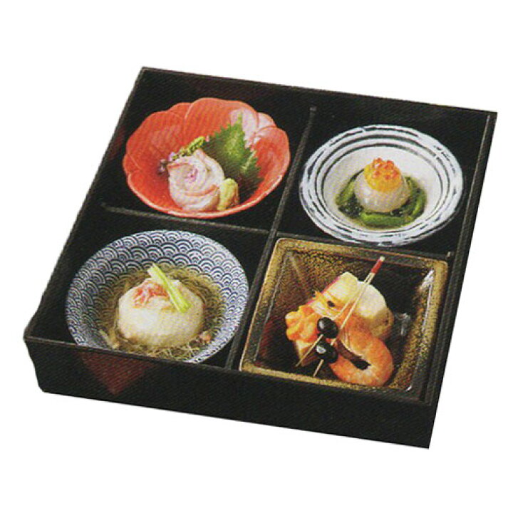 楽天市場】松花堂 弁当 四つ仕切り 雪セット(食材は含まれません)弁当 