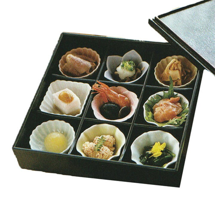 楽天市場】松花堂 弁当 九つ仕切り 花セット(食材は含まれません)弁当 