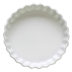 パイ皿 ホワイト 丸 4〜5人用 23cm 日本製 業務用 食器 食洗機対応 レンジ対応 美濃焼