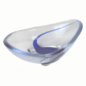 小鉢 変形舟型 ガラス 10.0cm 業務用 食器珍味 薬味 夏 涼 おしゃれ モダン