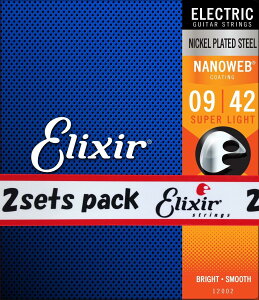 2pbNZbgElixir NANOWEBR[eBO 09-42 SUPER LIGHT 12002 2packy̐wOXz