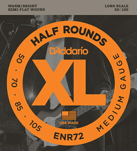 D'Addario/__I XL HALF ROUNDS ENR72 Longyx[Xzy̐wOX tAz