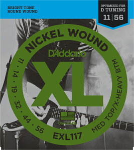 D'Addario/__I EXL117 Medium Top/Extra HeavyyGLM^[zy̐wOXzy̐wOX tAz