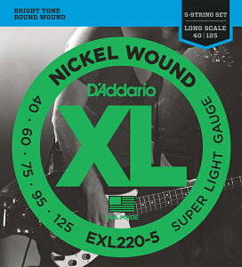 5pD'Addario/__I EXL220-5 5-String/Longyx[Xzy̐wOX tAz
