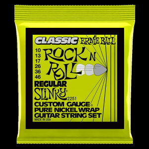 ERNIE BALL / A[j[{[ REGULAR SLINKY CLASSIC ROCK N ROLL PURE NICKEL WRAP ELECTRIC GUITAR STRINGS 10-46 GAUGE#2251yGLM^[zy̐wOX tAz
