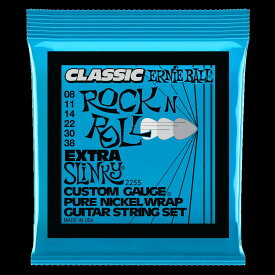 ERNIE BALL / アーニーボール EXTRA SLINKY CLASSIC ROCK N ROLL PURE NICKEL WRAP ELECTRIC GUITAR STRINGS 8-38 GAUGE#2255【エレキギター弦】【お茶の水駅前店】