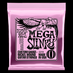 ERNIE BALL / A[j[{[ MEGA SLINKY NICKEL WOUND ELECTRIC GUITAR STRINGS 10.5-48 GAUGE#2213yGLM^[zy̐wOX tAz