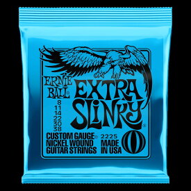 ERNIE BALL / アーニーボール EXTRA SLINKY NICKEL WOUND ELECTRIC GUITAR STRINGS 8-38 GAUGE#2225【エレキギター弦】【お茶の水駅前店】