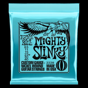 ERNIE BALL / A[j[{[ MIGHTY SLINKY NICKEL WOUND ELECTRIC GUITAR STRINGS 8.5-40 GAUGE#2228yGLM^[zy̐wOX tAz