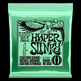 ERNIE BALL / アーニーボール HYPER SLINKY NICKEL WOUND ELECTRIC GUITAR STRINGS 8-42 GAUGE#2229【エレキギター弦】【お茶の水駅前店】