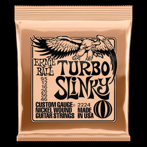 ERNIE BALL / A[j[{[ TURBO SLINKY NICKEL WOUND ELECTRIC GUITAR STRINGS 9.5-46 GAUGE #2224yGLM^[zy̐wOX tAz