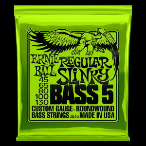 5pERNIE BALL / A[j[{[ REGULAR SLINKY NICKEL WOUND 5-STRING ELECTRIC BASS STRINGS 45-130 GAUGE#2836yx[Xzy̐wOX tAz
