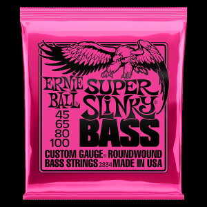 ERNIE BALL / A[j[{[ SUPER SLINKY NICKEL WOUND ELECTRIC BASS STRINGS 45-100 GAUGE #2834yx[Xzy̐wOX tAz