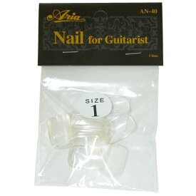 Aria（アリア）AN-40　-Nail Chip-【ギタリスト用ネイルチップ】【サイズをお選びください】