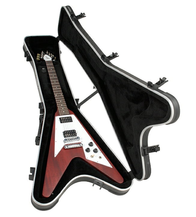 楽天市場】SKB Flying V Hardshell Guitar Case 【1SKB-58】【エレキギター用】【ハードケース】【フライングV用】【WEB限定】【送料無料】  : クロサワミュージックパラダイス