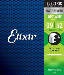 Elixir OPTIWEB R[eBO 09-52 7-STRING SUPER LIGHT 19007y̐wOXz