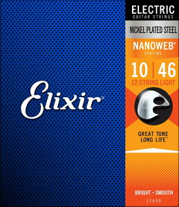 Elixir NANOWEBR[eBO 10-46 12-STRING LIGHT 12450y񂹕iz̐wOX