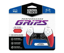 Kontrolfreek (コントロールフリーク) Performance Grips Red PS5（RED-4777-PS5） （パフォーマンスグリップ　赤）【送料無料】【お取り寄せ商品】【送料無料】