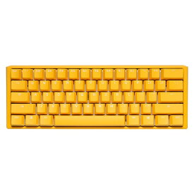 【タイムセール！】Ducky One 3 Mini 60% keyboard Yellow Ducky Cherry RGB シルバー軸 【入荷次第お届け】【送料無料】【お取り寄せ】