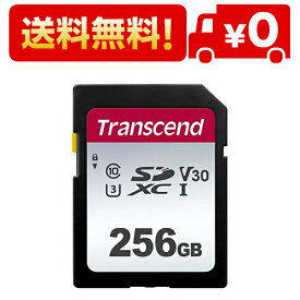 Transcend SDカード 256GB UHS-I Class10 ブラック(最大転送速度95MB/s) TS256GSDC300S