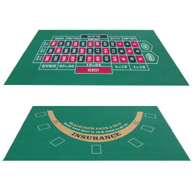 GeekDwarf ポーカーマット プレイマット トランプ カジノ ボード テーブル ゲーム 麻雀 トレカ マット 緑