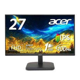 【Amazon.co.jp】日本エイサー Acer スタンダードモニター 27インチ IPS フルHD 100Hz 1ms スピーカー・ヘッドホン端子搭載 HDMI1.4 AMD FreeSync EK271Ebmix