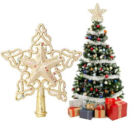ツリートップスター クリスマス トップスター クリスマスツリークリスマスツリースノーフレーク 20cm クリスマスツリー 星 クリスマス飾り デコレーション スター