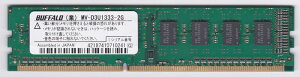 BUFFALO �f�X�N�g�b�v�p �������[ 2GB D3U1333-2G���� �@�l����(����) PC3-10600 DDR3 DIMM MV-D3U1333-2G