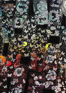 コラージュ 素材 シール かわいい フレークシール 大量 手帳 DIYの飾り ステッカー