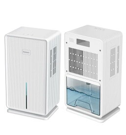 Heshare 除湿機 小型 3000ML 強力 省エネ 湿気&amp;梅雨対策 部屋干し 静音 コンパクト 满水自動停止 7色ライト ペルチェ式 ペルチェ式 水位窓付き