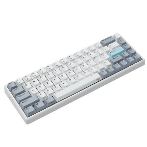 NiZ �L�[�{�[�h �yAtom68�z �Ód�e�ʖ��ړ_�����L�[�{�[�h 68�L�[ Bluetooth/2.4G/�L�� PBT���L�[�L���b�v���� Win/Mac���Ή� �L�[�׏d35g �p��z�� ��p�\�t�g�E�F�A �L�[�}�b�v�ύX�c�[���ɂ�鍂�J