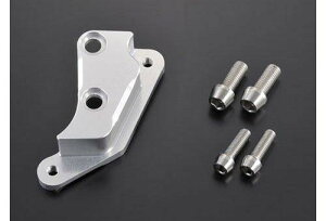 Gクラフト(Gcraft) キャリパーサポート ブレンボ4P/NSRフォーク(30パイ)用 右側 シルバー 36004