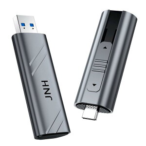 JNH �|�[�^�u�� SSD �O�t�� 1050MB/s USB3.2 Gen2 10Gbps Type-A/Type-C ���Ή� 3D TLC �X�e�B�b�N�^�C�v SSD PS5/PS4�Ή� �A���~➑� �����^ SSD-PU10GR ���[�J�[3�N