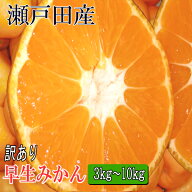 みかん 訳あり 3kg 5kg 10kg 広島 瀬戸田産 早生みかん みかん訳あり 瀬戸田みかん 家庭用みかん 訳あり…