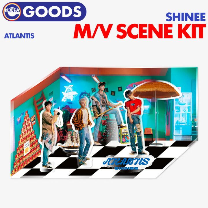 楽天市場 即日発送 Shinee Atlantis M V シーンキット シャイニー M V Scene Kit Smtown Store 公式グッズ Ekorea