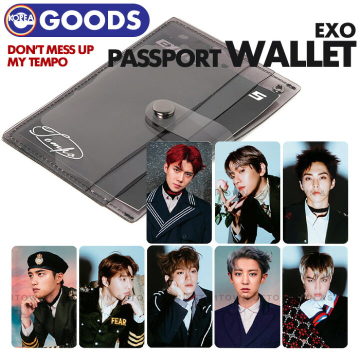 ＼SALE／＜即日発送＞【 パスポートウォレット 】【 EXO DON'T MESS UP MY TEMPO SUM 公式グッズ 】  PASSPORT WALLET エクソ SMTOWN GIFTSHOP【代引不可】(ネコポス便) ekorea