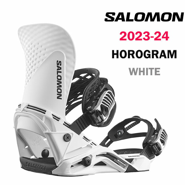 直売卸値 【新品未使用】 23-24 SALOMON SNOWBOARD BINDING HOLOGRAM