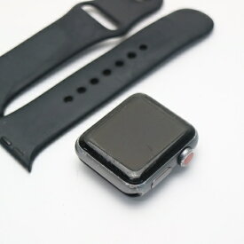 【中古】 良品中古 Apple Watch series3 38mm GPS+Cellular セルラーモデル スペースグレイ 安心保証 即日発送 Apple 中古本体 中古 あす楽 土日祝発送OK