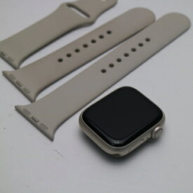 【中古】安心保証 新品同様 Apple Watch Series8 41mm GPS+Cellular スターライト スマホ 中古あす楽 土日祝発送